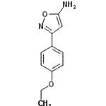 CAS 登录号：54606-18-7， 3-(4-乙氧基苯基)-1,2-恶唑-5-胺