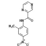 CAS 登录号：546072-02-0， N-(2-甲基-4-硝基苯基)-2-吡嗪甲酰胺