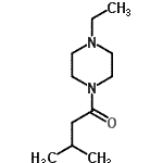 CAS 登录号：546109-11-9， 1-(4-乙基-1-哌嗪基)-3-甲基-1-丁酮