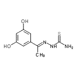 CAS#: 546112-30-5, (2E)-2-[1-(3,5-Dihydroxyphenyl)Ethylidene]Hydrazinecarbothioamide