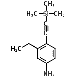 CAS 登录号：546112-58-7， 3-乙基-4-[(三甲基硅烷基)乙炔基]苯胺