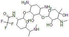 CAS 登录号：54667-98-0， 单三氟乙酰基庆大霉素