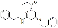 CAS 登录号：5467-97-0， [3-(苯乙基氨基甲酰)-2-苯乙基亚胺丙基]丙酸酯