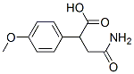 CAS 登录号：5468-16-6， 3-氨基甲酰-2-(4-甲氧基苯基)丙酸