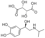CAS 登录号：54750-10-6， (-)-异丙肾上腺素 (+)-酒石酸氢盐