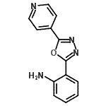 CAS#: 54754-58-4, 2-[5-(4-Pyridinyl)-1,3,4-Oxadiazol-2-Yl]Aniline