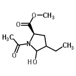 CAS#: 548490-83-1, Methyl 1-Acetyl-4-Ethyl-5-Hydroxy-D-Prolinate