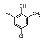 CAS#: 54852-68-5, 2-Bromo-4-Chloro-6-Methylphenol