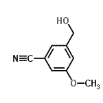 CAS 登录号：548785-58-6， 3-(羟基甲基)-5-甲氧基苯甲腈