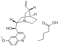 CAS 登录号：549-66-6， 奎宁戊酸酯