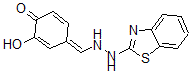 CAS 登录号：5491-96-3， (4E)-4-[(2-(1,3-苯并噻唑-2-基)肼基)亚甲基]-2-羟基环己-2,5-二烯-1-酮