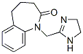 CAS 登录号：54951-26-7， 2,3,4,5-四氢-1-[(2-咪唑啉-2-基)甲基]-1H-1-苯并氮杂卓-2-酮