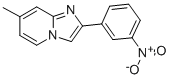 CAS 登录号：54970-96-6， 7-甲基-2-(3-硝基苯基)咪唑并[1,2-a]吡啶