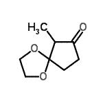 CAS 登录号：54972-03-1， 6-甲基-1,4-二氧杂螺[4.4]壬烷-7-酮