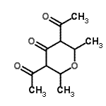 CAS#: 55030-66-5, 3,5-Diacetyl-2,6-Dimethyltetrahydro-4H-Pyran-4-One