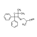 CAS#: 55044-22-9, 3-[(E)-(2,2-Dimethyl-4,4-Diphenyl-3-Oxetanylidene)Amino]-2-Methylpropanenitrile