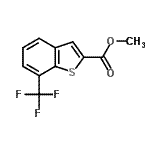 CAS#: 550998-55-5, Methyl 7-(Trifluoromethyl)-1-Benzothiophene-2-Carboxylate