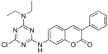CAS#: 5516-22-3, 7-[[4-Chloro-6-(Diethylamino)-1,3,5-Triazin-2-Yl]Amino]-3-Phenyl-2-Benzopyrone