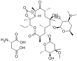 CAS 登录号：55171-82-9， 红霉素 A 11,12-碳酸酯 L-天冬氨酸盐
