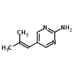 CAS 登录号：55179-65-2， 5-(2-甲基-1-丙烯-1-基)-2-嘧啶胺