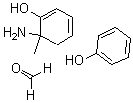 CAS 登录号：55185-45-0， 甲醛与氨, 2-甲基苯酚和苯酚的聚合物