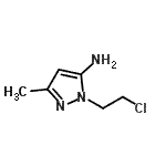 CAS 登录号：55211-81-9， 1-(2-氯乙基)-3-甲基-1H-吡唑-5-胺