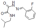 CAS#: 5524-25-4, N-[(2-Fluorophenyl)methylideneamino]-N-(2-methylpropyl)oxamide
