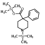 CAS#: 55268-57-0, Trimethylsilyl 4-Phenyl-1-(Trimethylsilyl)-4-Piperidinecarboxylate