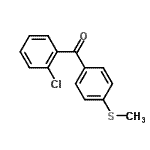 CAS 登录号：55270-72-9， (2-氯苯基)[4-(甲硫基)苯基]甲酮
