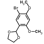 CAS 登录号：552845-84-8， 2-(5-溴-2,4-二甲氧基苯基)-1,3-二氧戊环
