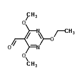CAS 登录号：552880-86-1， 2-乙氧基-4,6-二甲氧基-5-嘧啶甲醛