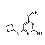 CAS#: 552880-94-1, 4-(Cyclobutyloxy)-6-Methoxy-2-Pyrimidinamine