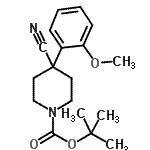 CAS#: 553631-31-5, Tert-Butyl 4-Cyano-4-(2-Methoxyphenyl)Piperidine-1-Carboxylate