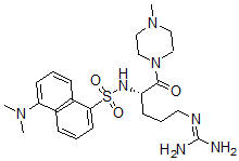 CAS 登录号：55381-97-0， 丹磺酰-精氨酸-甲基哌啶酰胺
