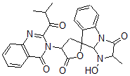 CAS 登录号：55387-46-7， Tryptoquivaline B