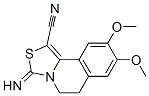 CAS#: 55393-37-8, 3-Imino-8,9-dimethoxy-5,6-dihydrothiazolo[4,3-a]isoquinoline-1-carbonitrile