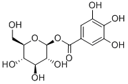 CAS#: 554-37-0, [(2S,3R,4S,5R,6R)-3,4,5-Trihydroxy-6-(Hydroxymethyl)Oxan-2-Yl] 3,4,5-Trihydroxybenzoate