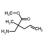 CAS 登录号：554451-18-2， 甲基2-(氨基甲基)-2-甲基-4-戊烯酸酯