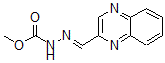CAS 登录号：55456-55-8， 3-(2-喹喔啉基亚甲基)肼基甲酸甲酯