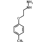 CAS 登录号：55459-96-6， [2-(4-甲基苯氧基)乙基]肼
