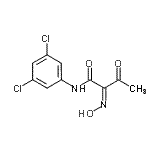 CAS 登录号：55464-28-3， (2Z)-N-(3,5-二氯苯基)-2-(羟基亚胺)-3-氧代丁酰胺