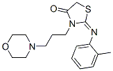 CAS#: 55469-57-3, 2-[(2-Methylphenyl)Imino]-3-[3-(4-Morpholinyl)Propyl]-4-Thiazolidinone