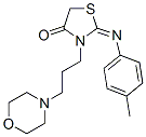 CAS#: 55469-58-4, 2-[(4-Methylphenyl)Imino]-3-[3-(4-Morpholinyl)Propyl]-4-Thiazolidinone