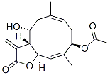 CAS#: 55520-20-2, (3aR,4R,6E,9R,10Z,11aR)-9-Acetoxy-3a,4,5,8,9,11alpha-Hexahydro-4-Hydroxy-6,10-Dimethyl-3-Methylenecyclodeca[b]Furan-2(3H)-One