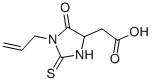 CAS 登录号：55523-05-2， (1-烯丙基-5-氧代-2-硫代-咪唑烷-4-基)乙酸