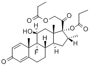 CAS#: 55541-30-5, 9-Fluoro-11beta,17,21-Trihydroxy-16alpha-Methylpregna-1,4-Diene-3,20-Dione 17,21-Di(Propionate)