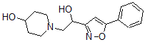 CAS 登录号：55578-68-2， 4-羟基-alpha-(5-苯基-3-异恶唑基)-1-哌啶乙醇