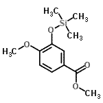 CAS#: 55590-91-5, Methyl 4-Methoxy-3-[(Trimethylsilyl)Oxy]Benzoate