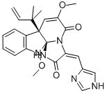 CAS#: 55623-37-5, (7aR,12aS)-7alpha-(1,1-Dimethyl-2-Propenyl)-7a,12-Dihydro-3-[(E)-(1H-Imidazol-4-Yl)Methylene]-6,12-Dimethoxy-1H,5H-Imidazo[1',2':1,2]Pyrido[2,3-b]Indole-2,5(3H)-Dione