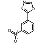CAS 登录号：5565-72-0， 2-(3-硝基苯基)-1,3,4-恶二唑
